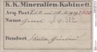 Etiketten zu Granat (NHMW-MIN-Av312)